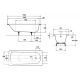 Стальная ванна  kaldewei Eurowa  310-1 150х70
