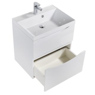 Тумба под раковину BelBagno Marino 80см Bianco Lucido MARINO-H60-800-2C-SO-BL-P