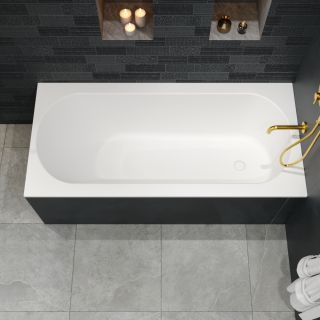 Ванна из искусственного камня WHITECROSS Gin 0217.170080.200 170x80 см белый матовый