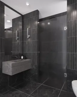 Душевая дверь на монопетле by Deonria D-198-60-6-S-HM 60см хром матовый/сатин