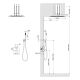 Душевой комплект Timo Saona SX-2370/00SM с термостатом хром
