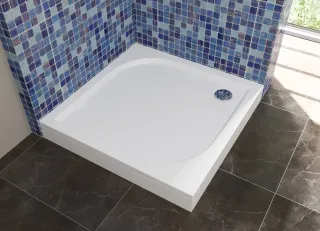 Душевой поддон Эстет Гамма ФР-00000757 80x80см белый