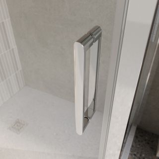 Душевой уголок BelBagno LUCE-AH-1-130/90-C-Cr хром