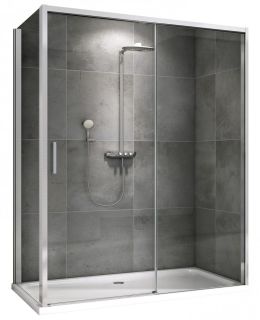 Душевой уголок ABBER Komfort AG93130-S92 130x90см хром