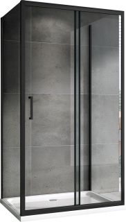 Душевой уголок ABBER Schwarzer Diamant 120x80см чёрный AG30120B-S80B-S80B