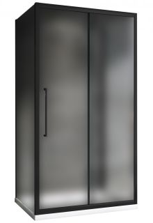 Душевой уголок ABBER Schwarzer Diamant AG30120BMH-S80BM-S80BM 120x80см чёрный