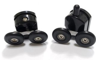 Душевой уголок ABBER Schwarzer Diamant AG30130B-S75B-S75B 130x75см чёрный