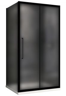 Душевой уголок ABBER Schwarzer Diamant AG30130BMH-S80BM 130x80см чёрный