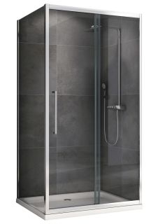 Душевой уголок ABBER Schwarzer Diamant AG30130H-S50 130x50см хром