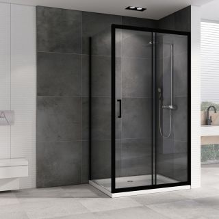 Душевой уголок ABBER Schwarzer Diamant 140x70см AG30140B-S70B