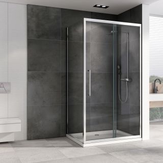 Душевой уголок ABBER Schwarzer Diamant AG30140H-S70 140x70см хром