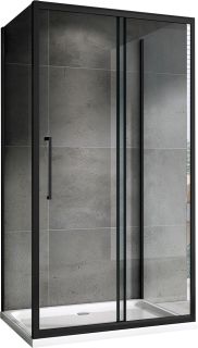 Душевой уголок ABBER Schwarzer Diamant 150x80см AG30150BH-S80B-S80B