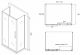 Душевой уголок ABBER Schwarzer Diamant 170x80см AG30170BH-S80B-S80B