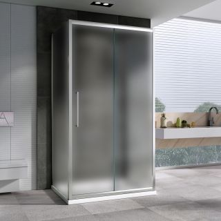 Душевой уголок ABBER Schwarzer Diamant AG30170MH-S85M-S85M 170x85см хром