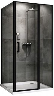 Душевой уголок ABBER Sonnenstrand 100x100см чёрный AG04100BS-S100B