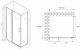 Душевой уголок ABBER Sonnenstrand AG04140S-S75 140x75см хром