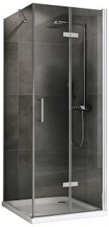 Душевой уголок ABBER Zart AG08100P-S91 100x90см хром