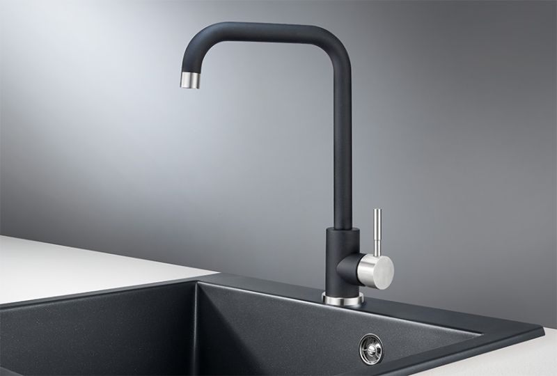 Смеситель для кухни Granula Standart ST-4033, ШВАРЦ