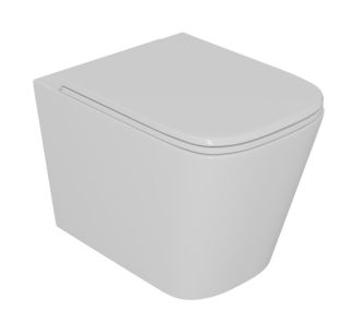 Унитаз подвесной DQ Quadro DT1516016 безободковый белый