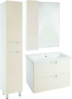 Зеркало-шкаф Bellezza Пегас 60см левый бежевый 00000008037