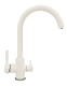 Смеситель для кухни Polygran Элара дуо белый хлопок 660731