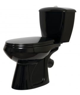 Унитаз-компакт Оскольская керамика Элисса Стандарт чёрный 43374130202