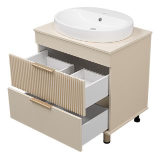 Напольная тумба под раковину Brevita Enfida ENF-06070-0342Я 70см бежевый