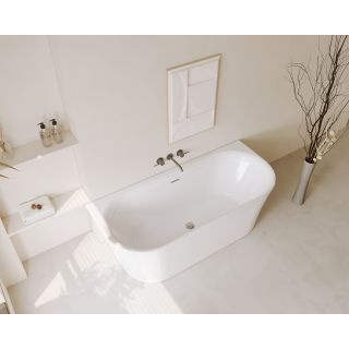 Акриловая ванна Azario ENGELS ENG18075 пристенная 800x750x580