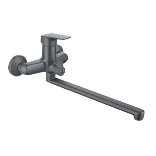 Смеситель для ванны Aquatek Вега AQ1042BGM оружейная сталь