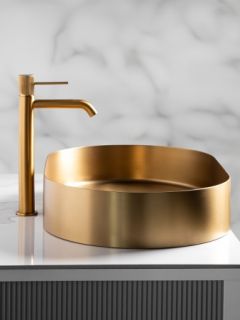 Раковина AltroBagno Eterno 001025 OrSp из нержавеющей стали золото матовое