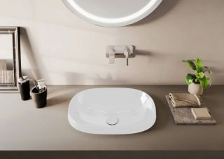 Раковина Vitra Frame 5652B403-0016  56cm-цвет белый