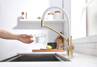 Смеситель для кухни Paulmark Siegen Si213111-BRw бронза