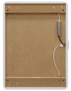 Зеркало-шкаф с подсветкой Art&Max Platino левый 60см белый AM-Pla-600-800-1D-L-DS-F