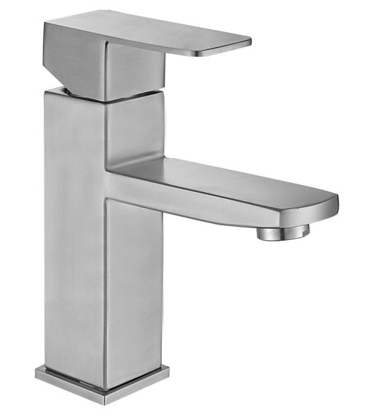 Смеситель для раковины Melana Cubo MELANA-610201 сатин