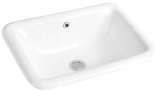 Раковина полувстраиваемая Art&Max 56см белый AM6280