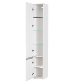 Шкаф Акватон Капри левосторонний белый 1A230503KP01L