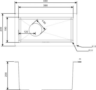 Мойка кухонная Zorg Inox RX R 2344