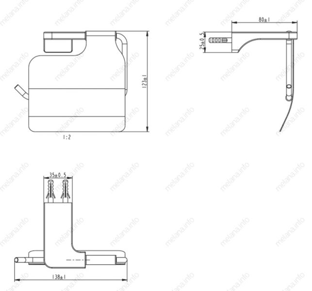 Держатель туалетной бумаги Melana MLN-806007 сатин