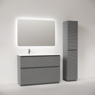 Тумба напольная под раковину Sancos Folk Floor FL120FLES левая 120 см Ergraut soft