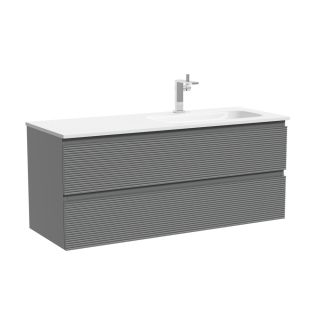 Тумба подвесная под раковину Sancos Folk FL120RES правая 120 см Ergraut soft