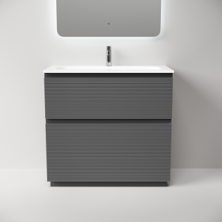 Тумба напольная под раковину Sancos Folk Floor FL90FGS 90 см Grey soft