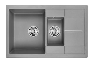 Мойка кухонная Granula 7802, АЛЮМИНИУМ