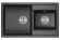 Мойка кухонная Granula 8201, ЧЁРНЫЙ