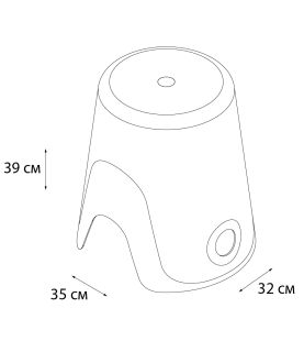 Корзина для белья FIXSEN Wendy 2в1 фиолетовая (FX-7073-49)