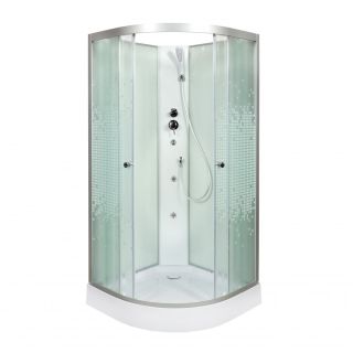Душевая кабина Deto L 909 N с гидромассажем  90х90х200 см