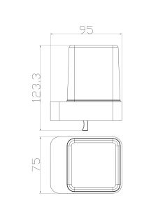 Дозатор для мыла Wonzon & Woghand Lotte WW-5252-CR хром