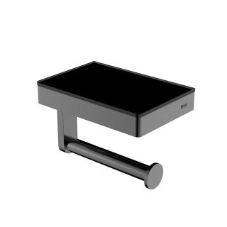 Полка и держатель для туалетной бумаги Black and White Gravity 9620GM Темно-серый