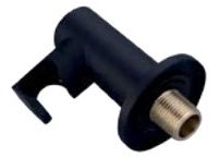 Соединение для душа с держателем Grocenberg GB177 Черный матовый