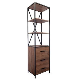 Comforty Шкаф Лофт 00-00012090 дуб тёмно-коричневый