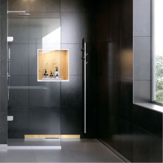 Душевой лоток Berges Wall 092156 пристенный 60см золото